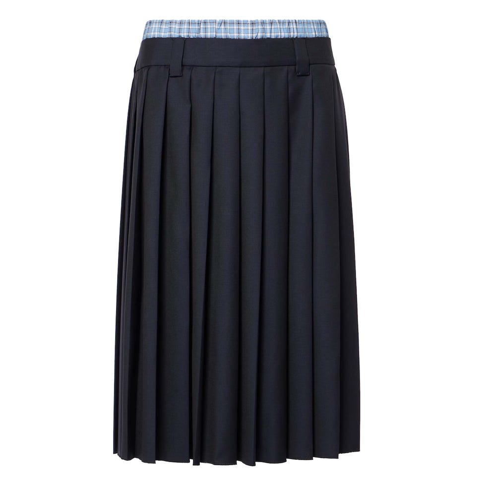 pleated skirt