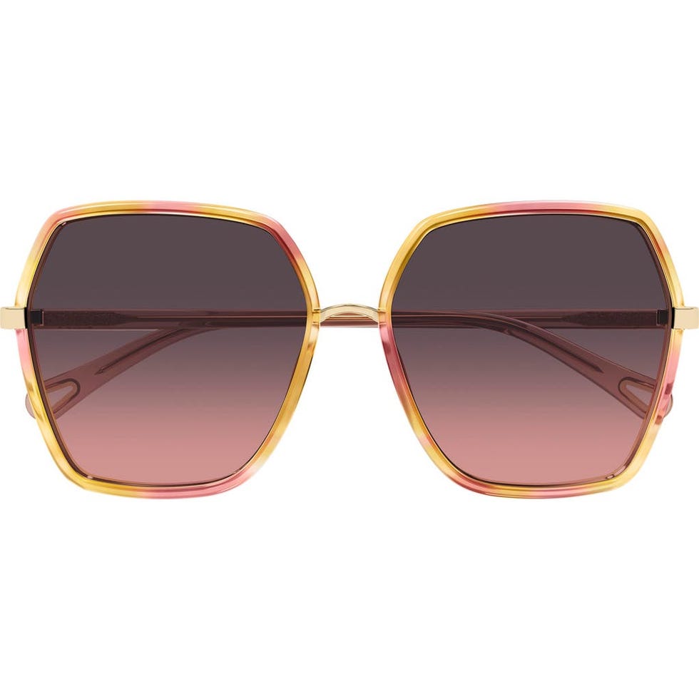 58mm Gradient Square Sunglasses 