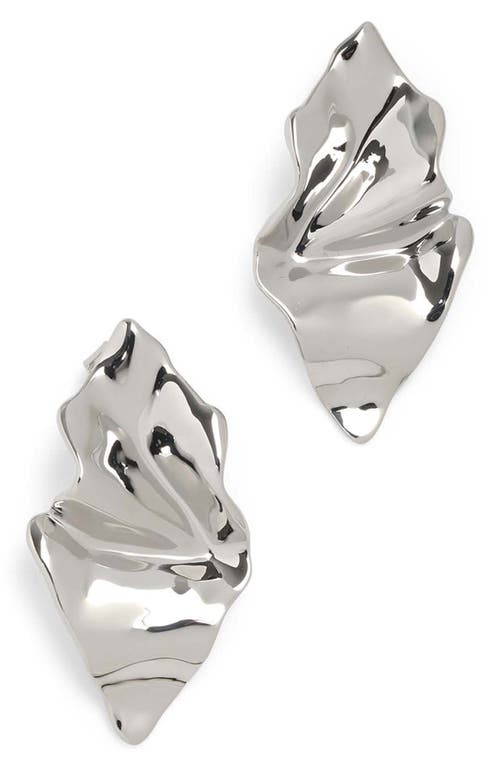 Crumpled Drop Earrings 