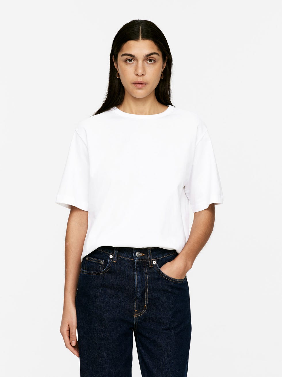 Boxy mid-weight cotton T-shirt 