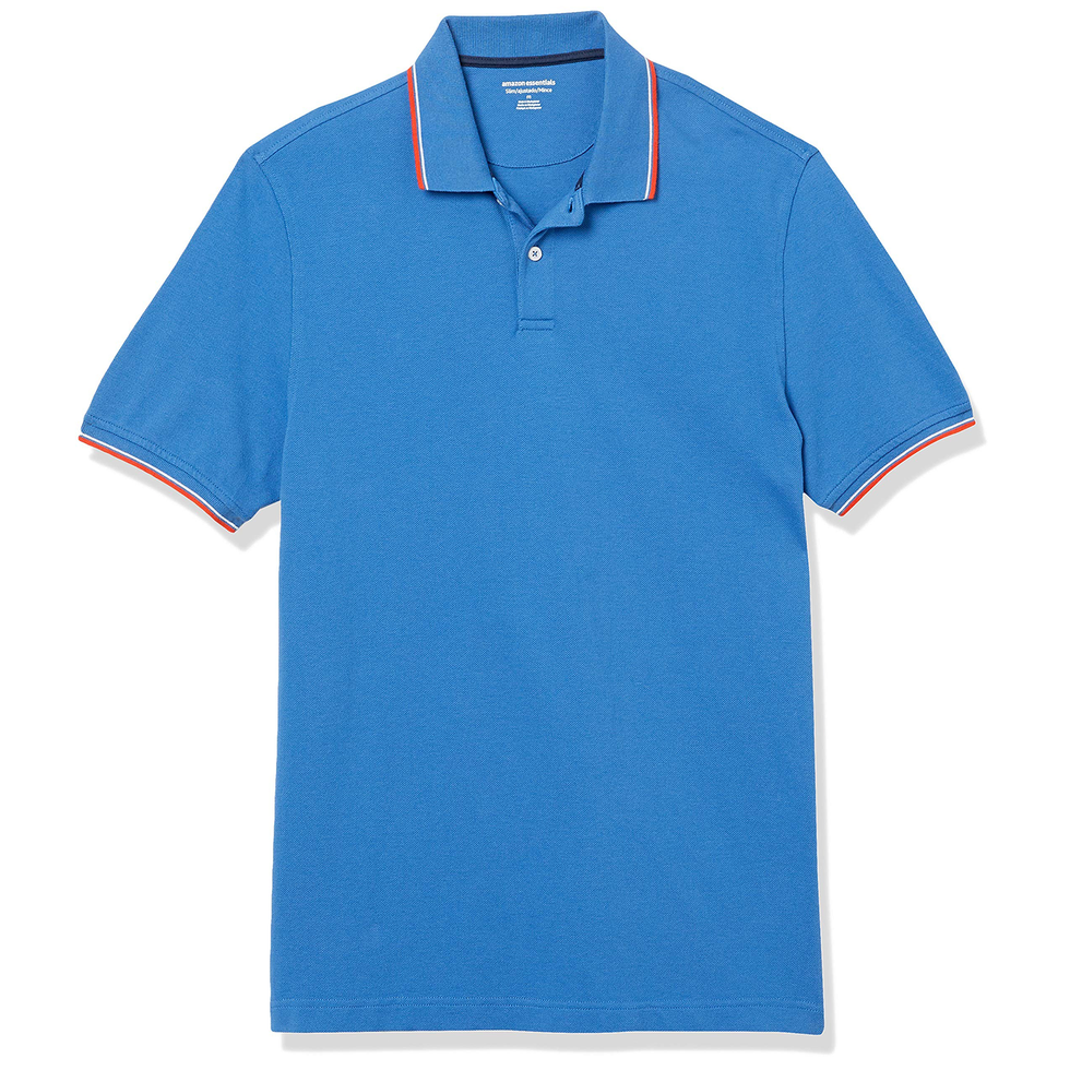 Blue Thin Stripe Polo Shirt