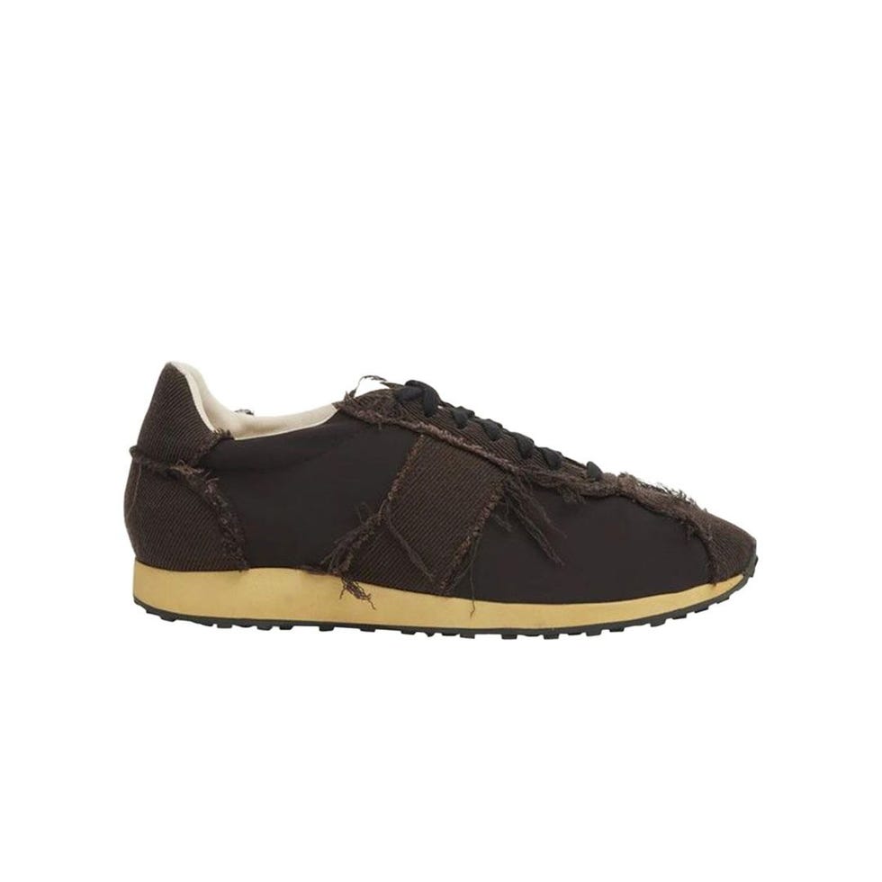Mica Distressed Lace-Up Sneakers