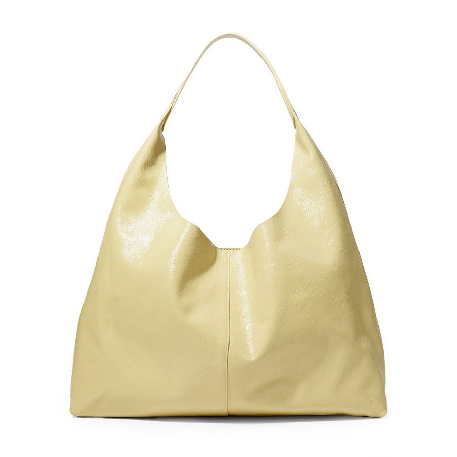 Large Patent Leather Tote Bag
