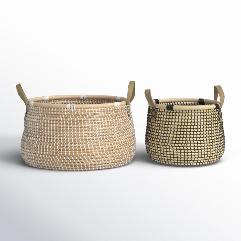 Banana Leaf Storage Baskets
