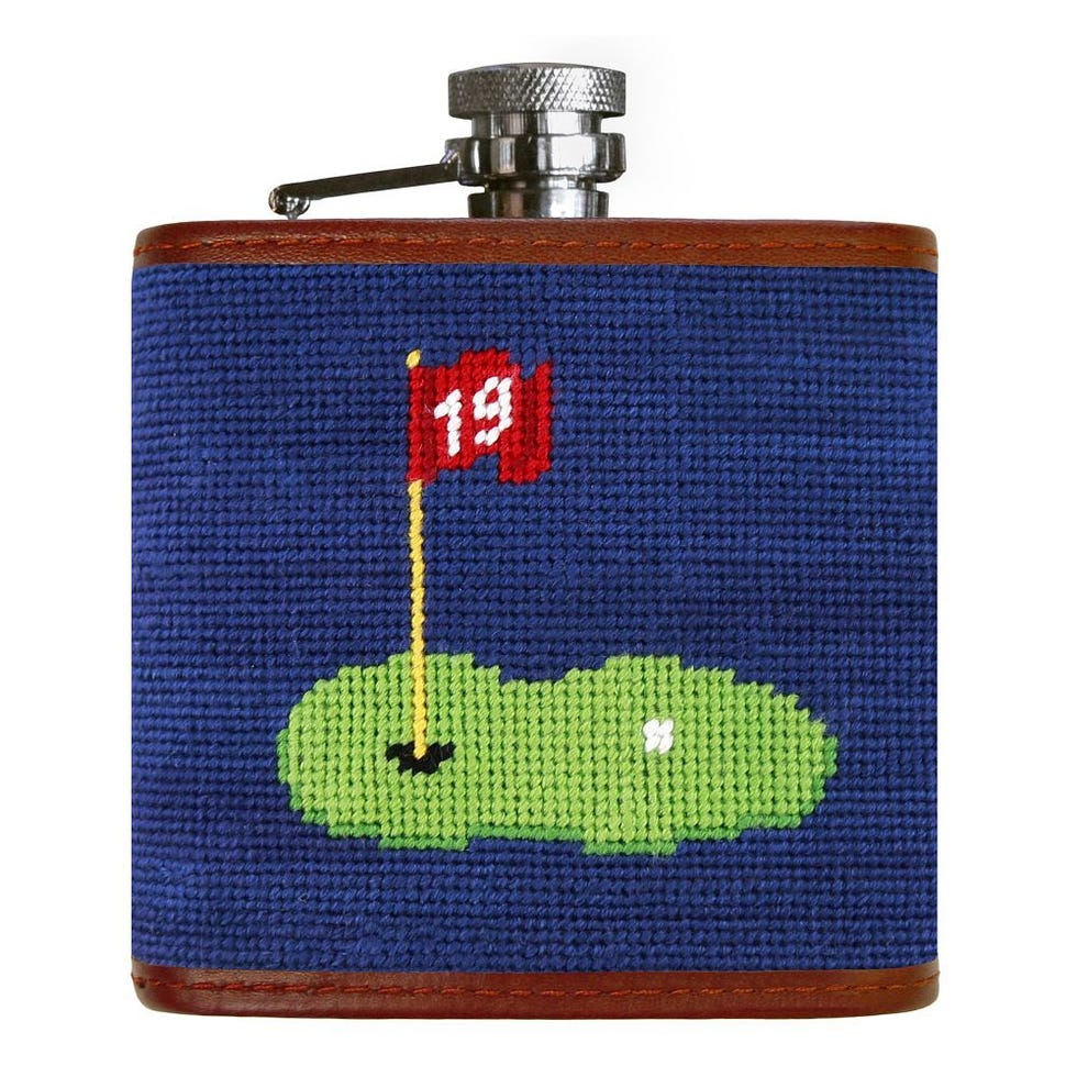 Needlepoint Flask Needlepoint Flask