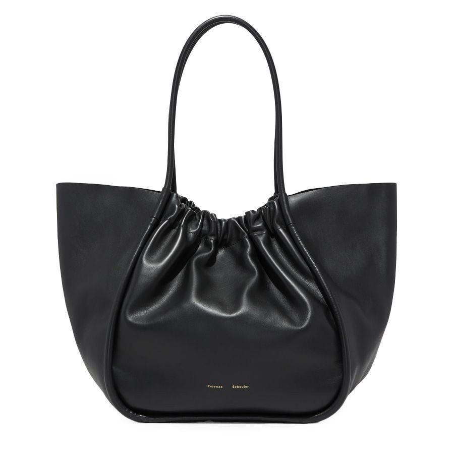 XL Ruched Tote Bag