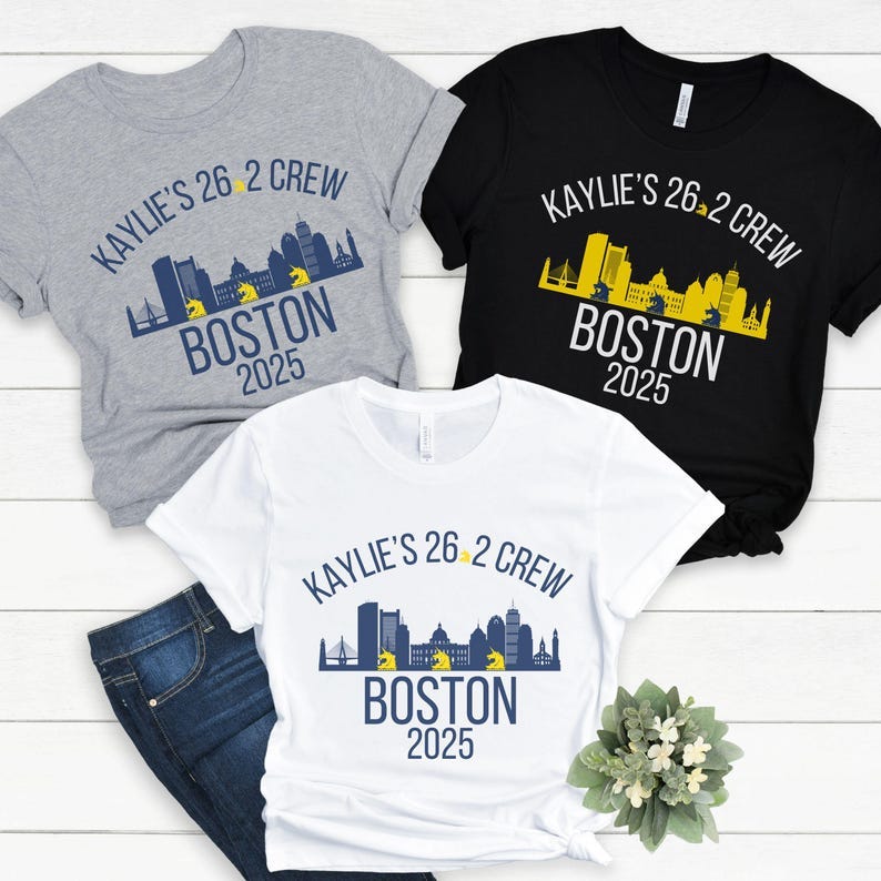 Boston Marathon Support Crew Shirt