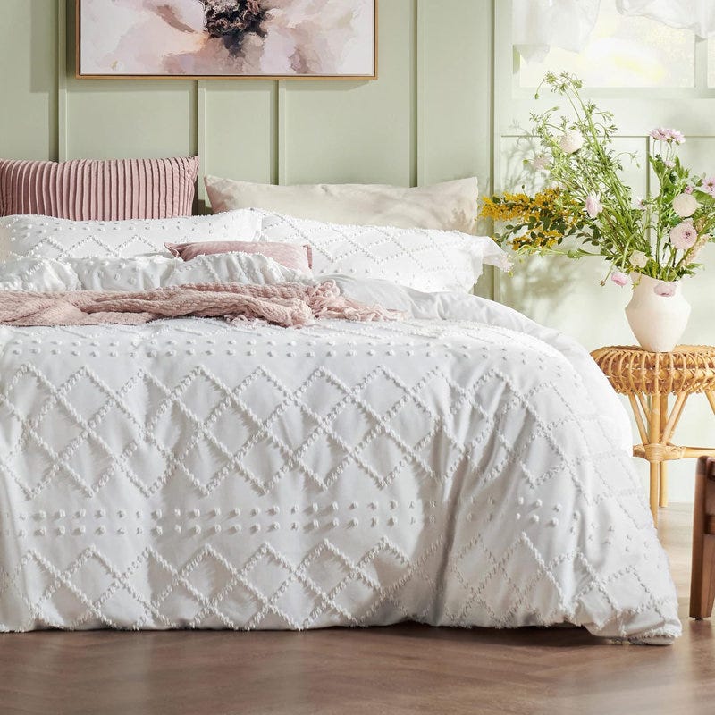 Embroidery Duvet Cover Set