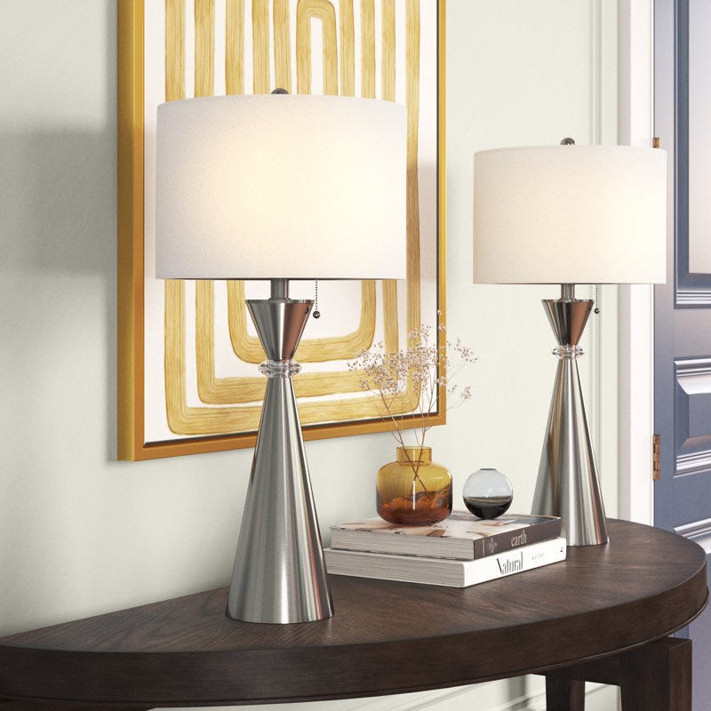Warrnambool USB Table Lamp (Set of 2)