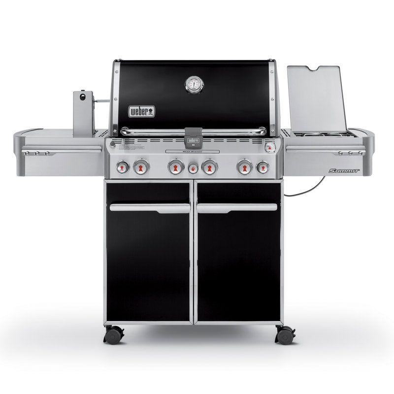 Summit E-470 Propane Gas Grill with Smoker