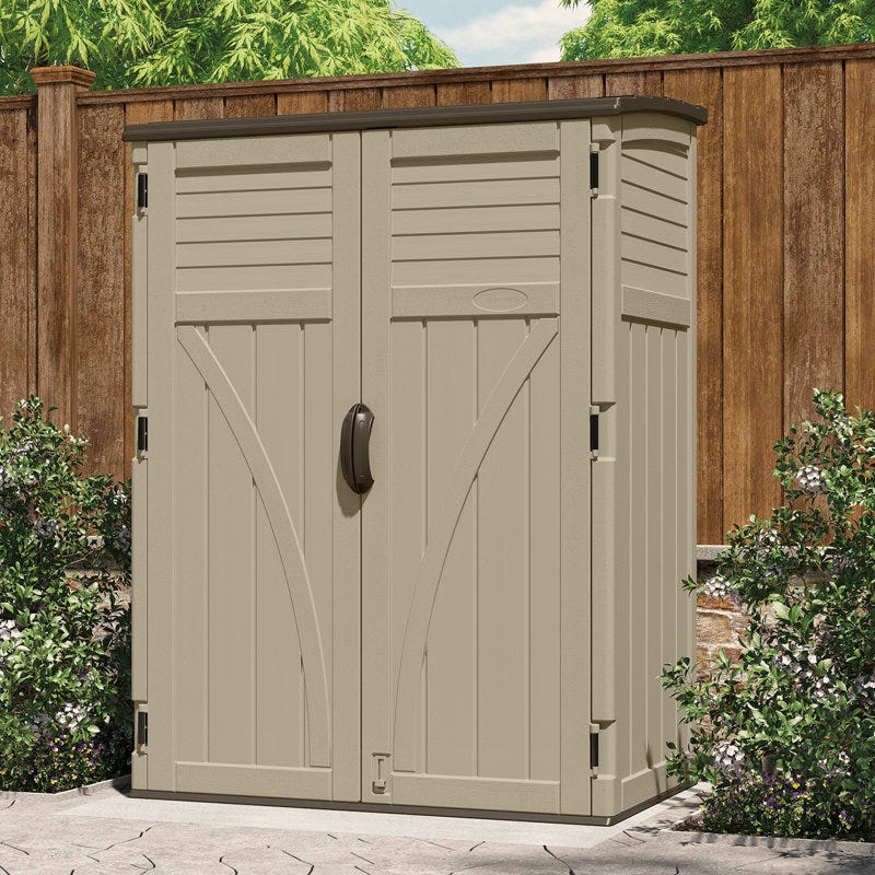 Resin Vertical Tool Shed