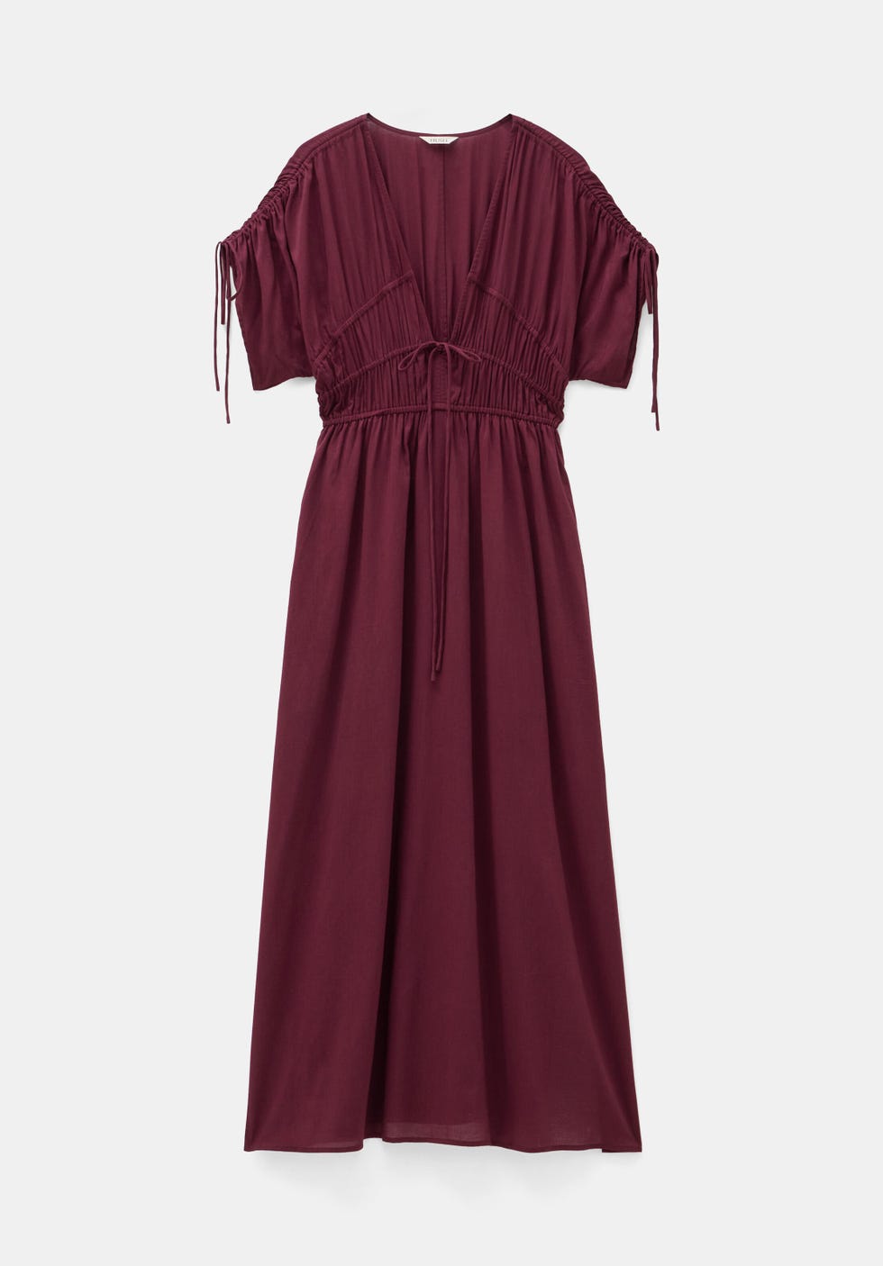 Grace Cotton Blend Midi Beach Dress