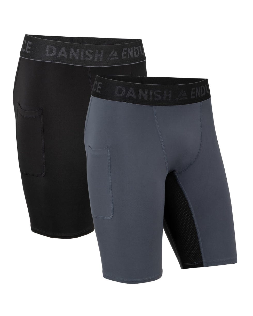 Pack de 2 mallas cortas deportivas con bolsillo (color gris y negro)
