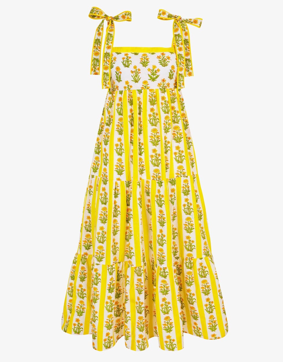 Buttercup Stripe Athens Dress