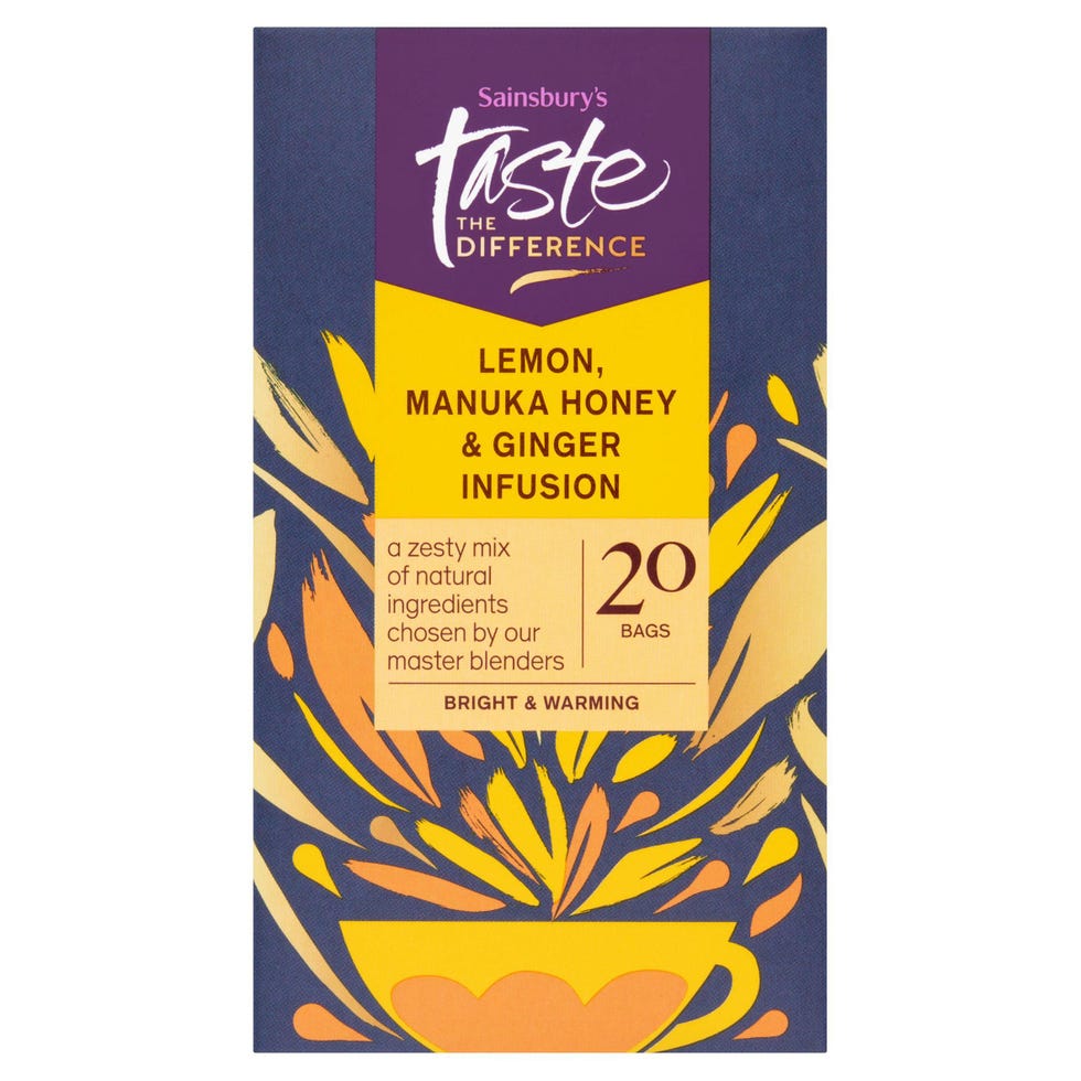 Sainsbury's Taste the Difference Lemon, Manuka Honey & Ginger Infusion Bags