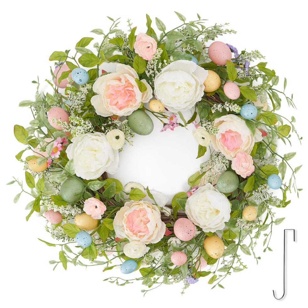 Easter egg wreath