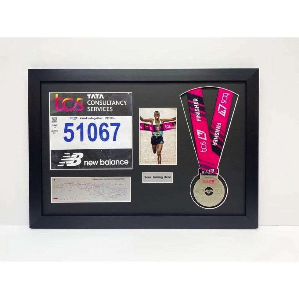 London Marathon Medal Display Frame