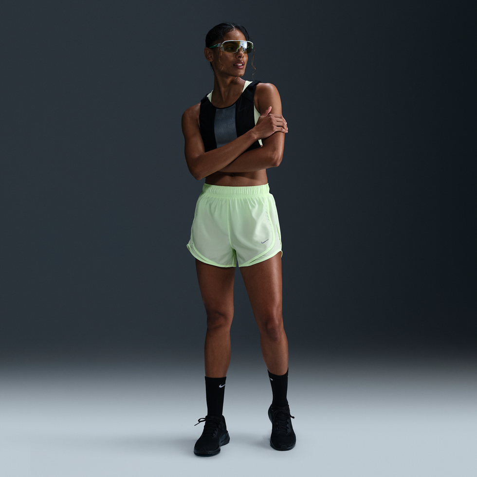 Tempo Dri-FIT Mid-Rise Brief-Lined Running Shorts