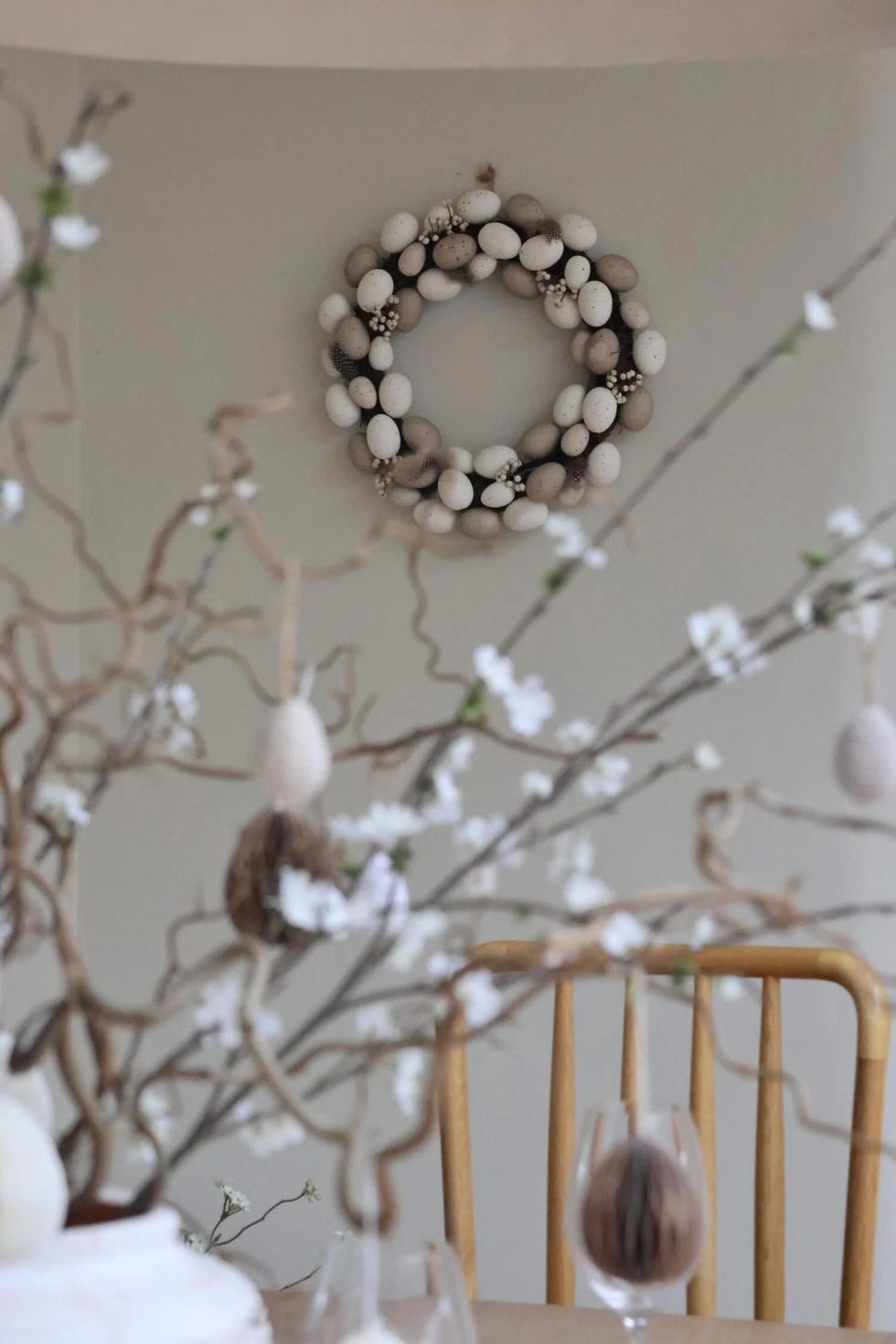 Faux Easter Wreath