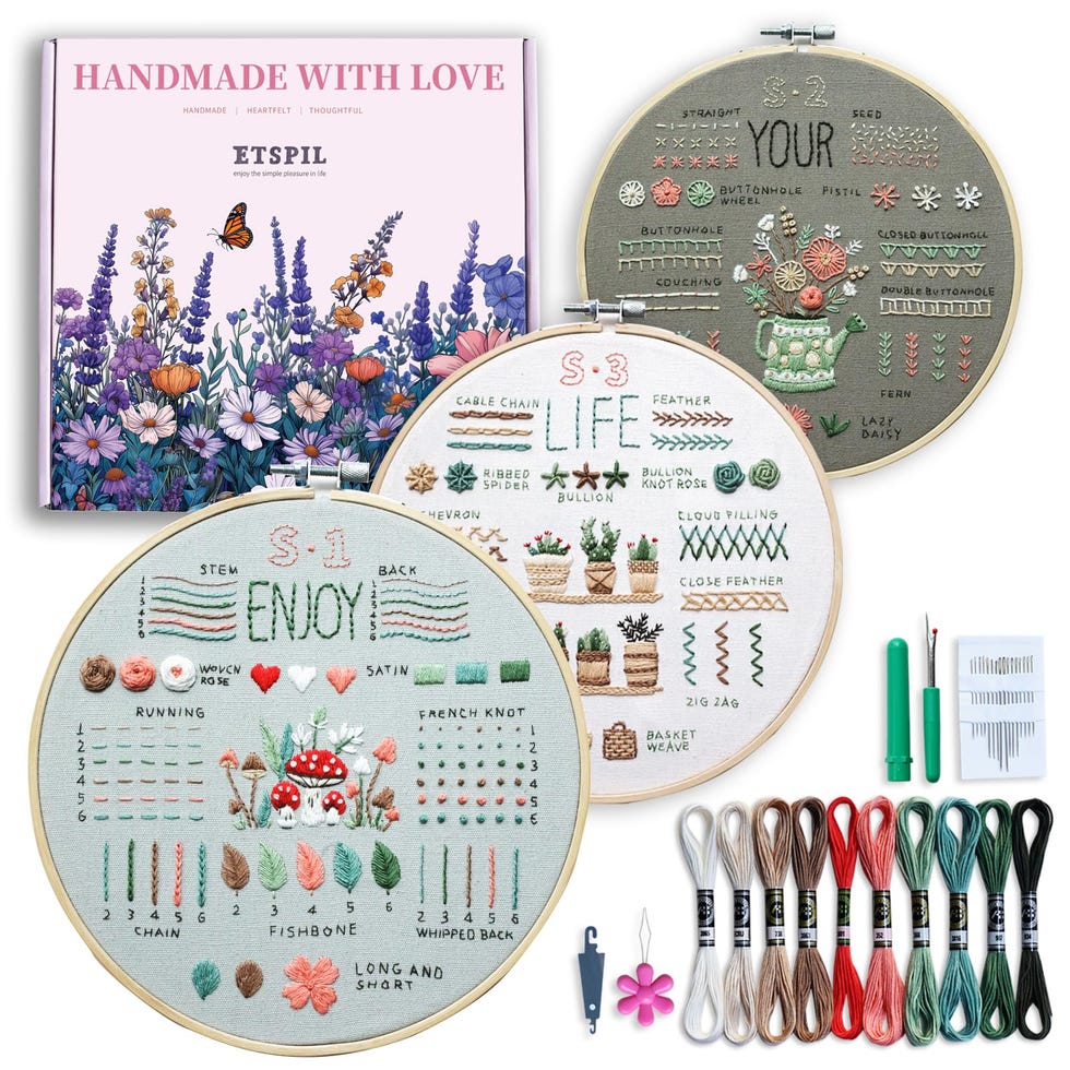 Beginner Embroidery Kits 