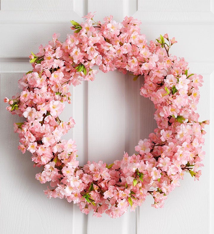 Blooming Cherry Blossom Wreath