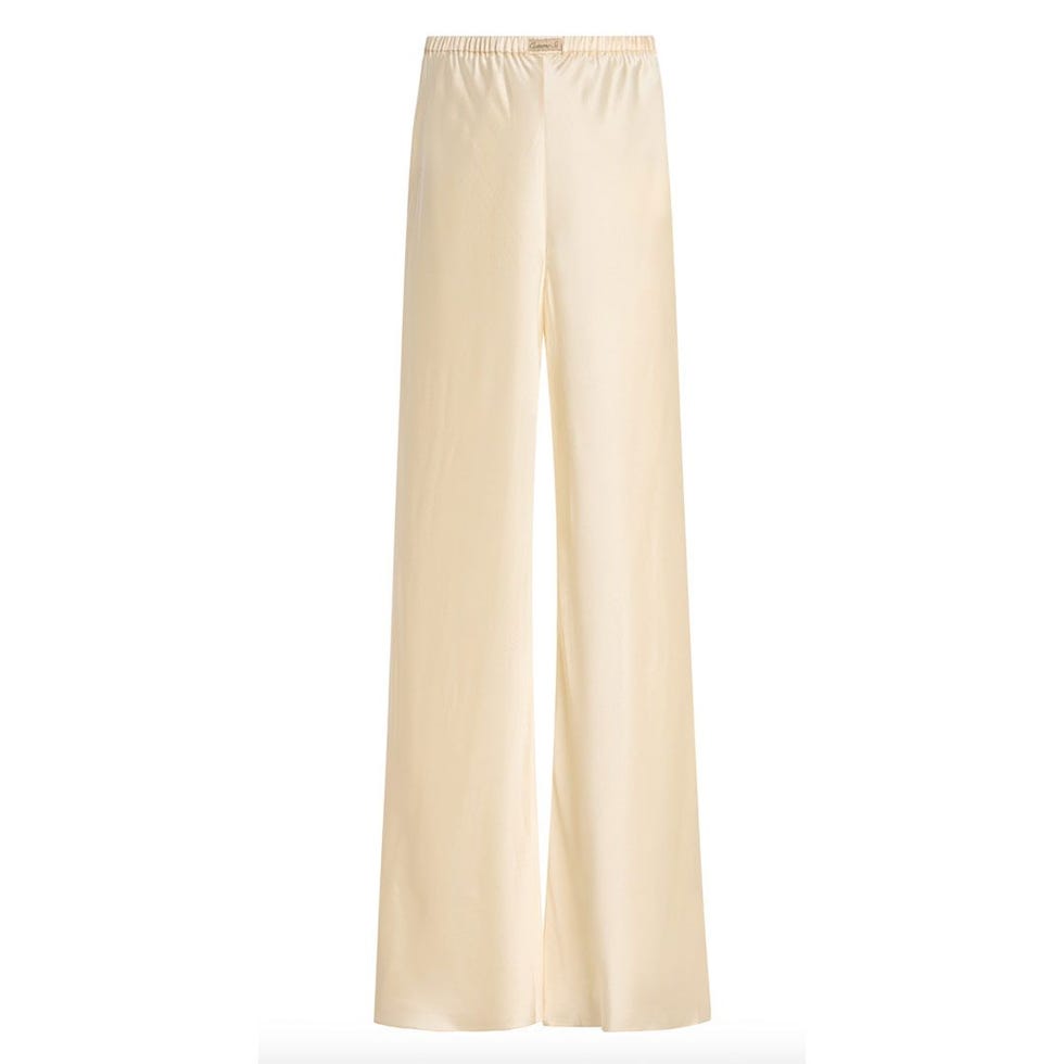 Silk-Charmeuse Pants