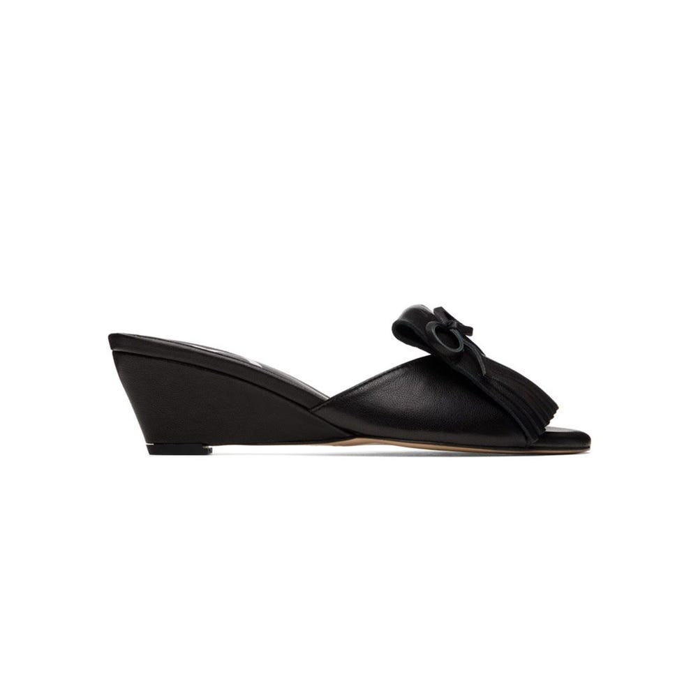Fringe Wedge Mules