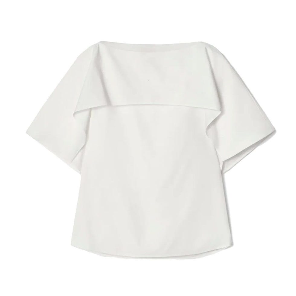 Draped Cotton Top