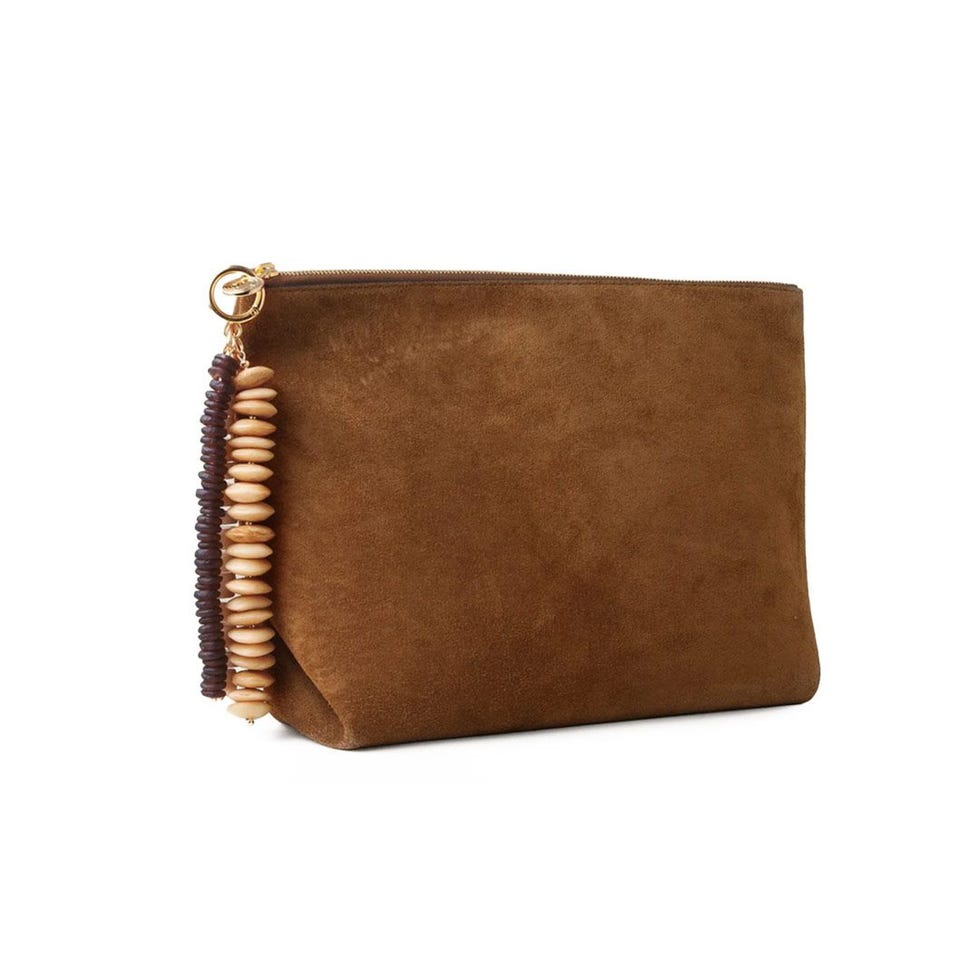 Mila Suede Clutch