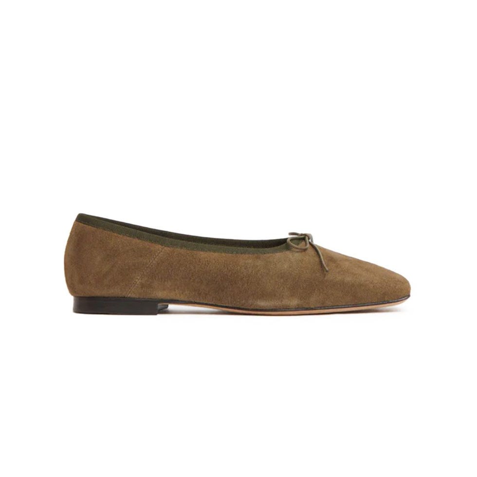 Square-Toe Ballerina