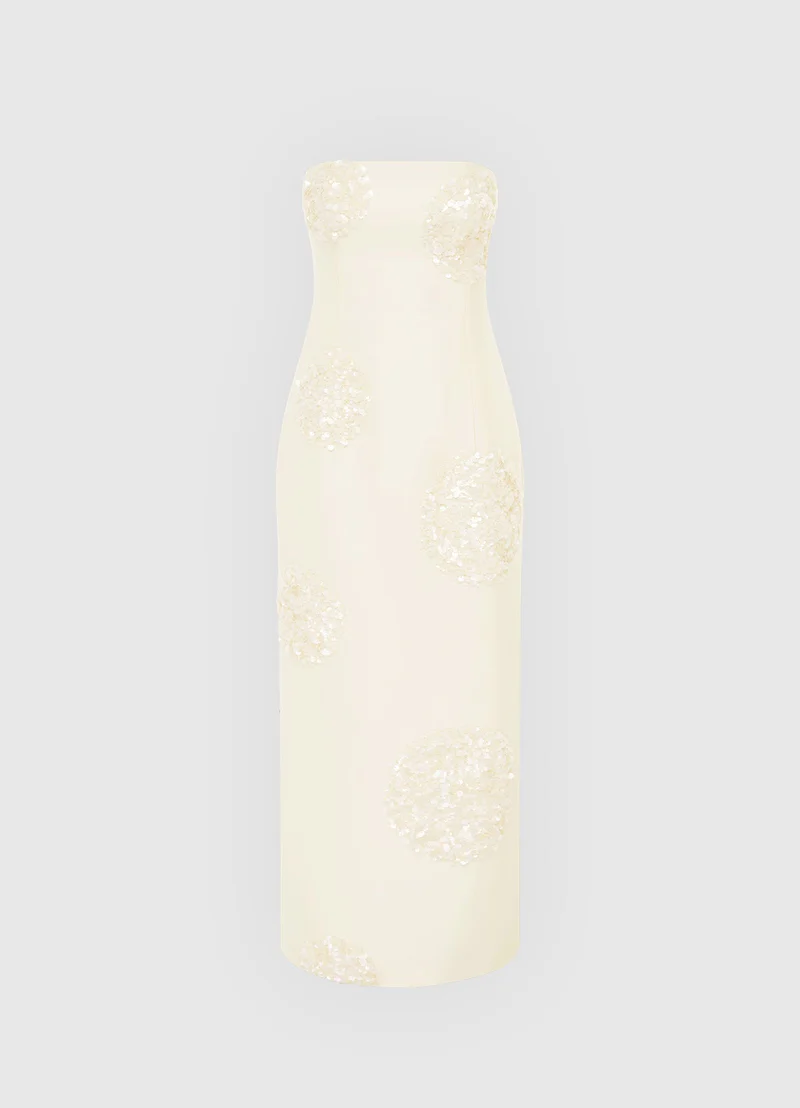 Rayna Embellished Bustier Maxi Dress