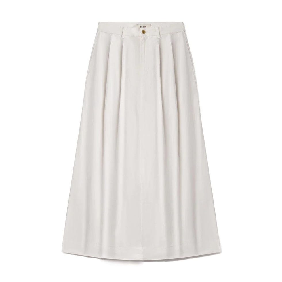 Paperweight Poplin Pleated Skirt