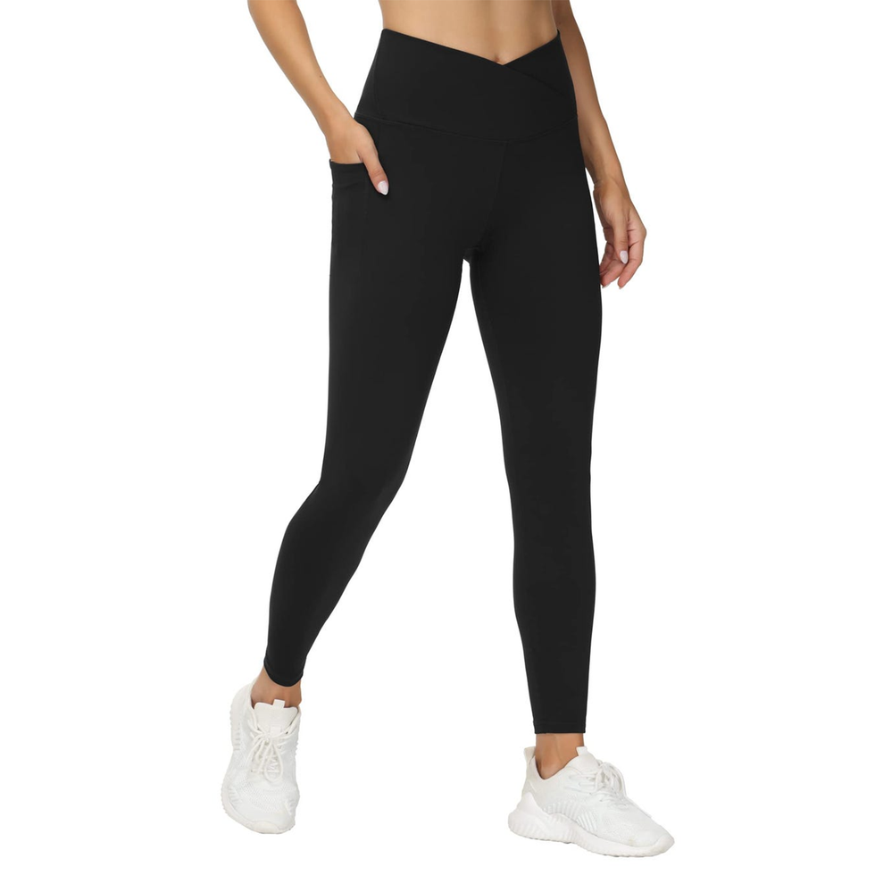 V Cross Waist Workout Leggings