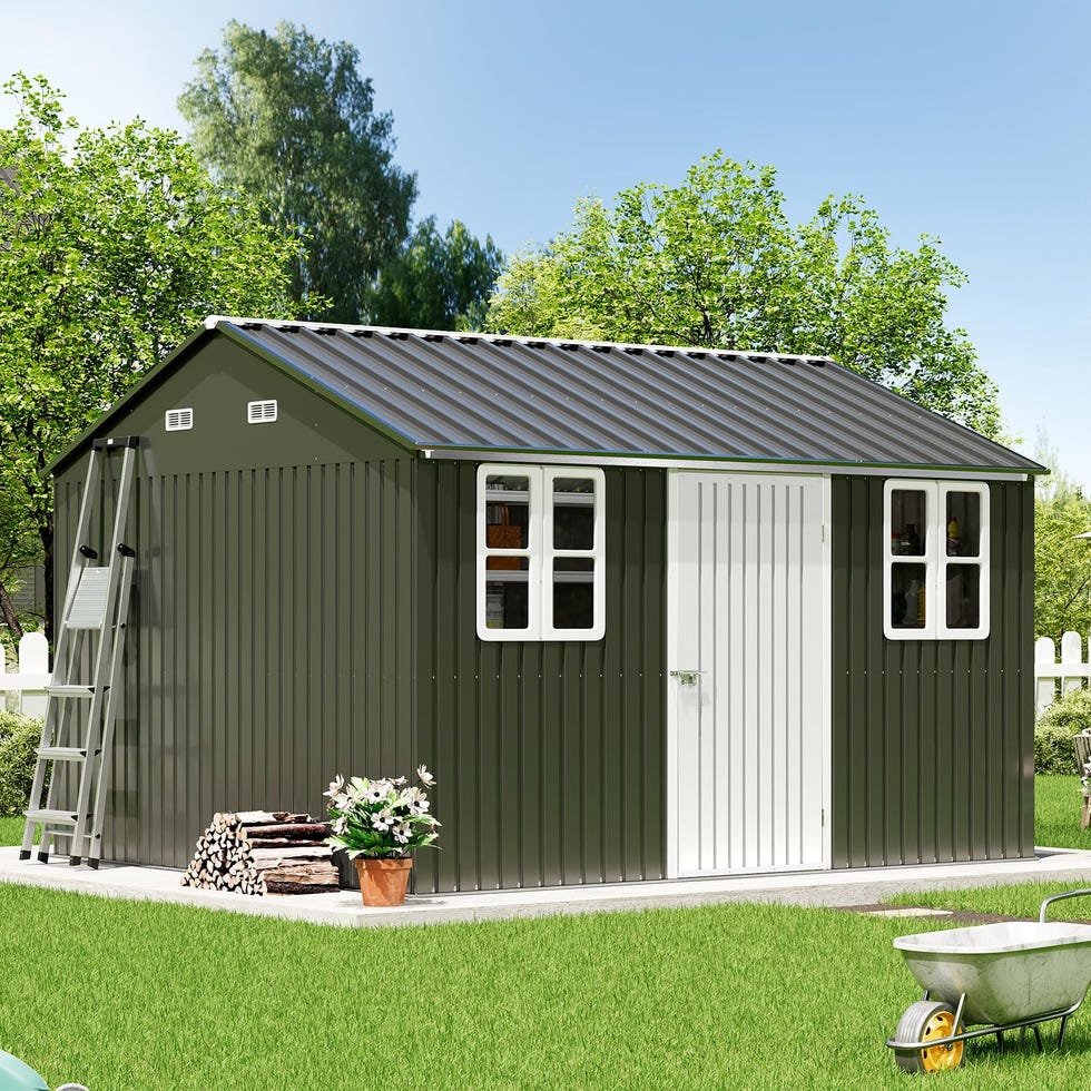 Galvanized Steel Outdoor Shed