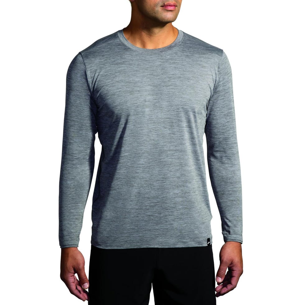 Luxe Long-Sleeve Heather Shirt