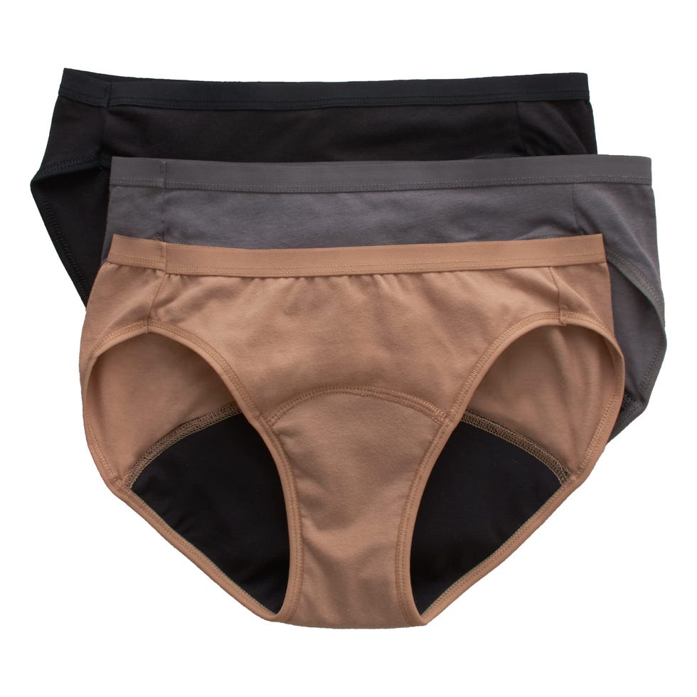 Hanes Fresh & Dry Moderate Period 3-Pack Bikini Underwear