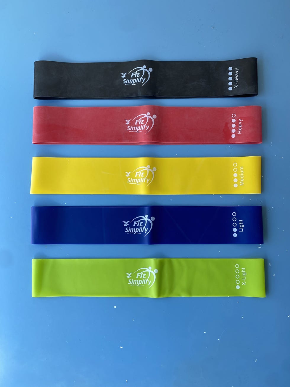 Resistance Loop Exercise Bands, Set of 5