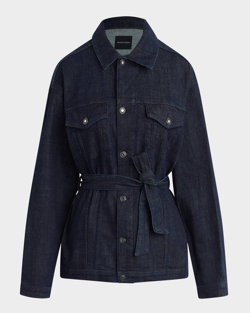 The Jane Belted Denim Coat