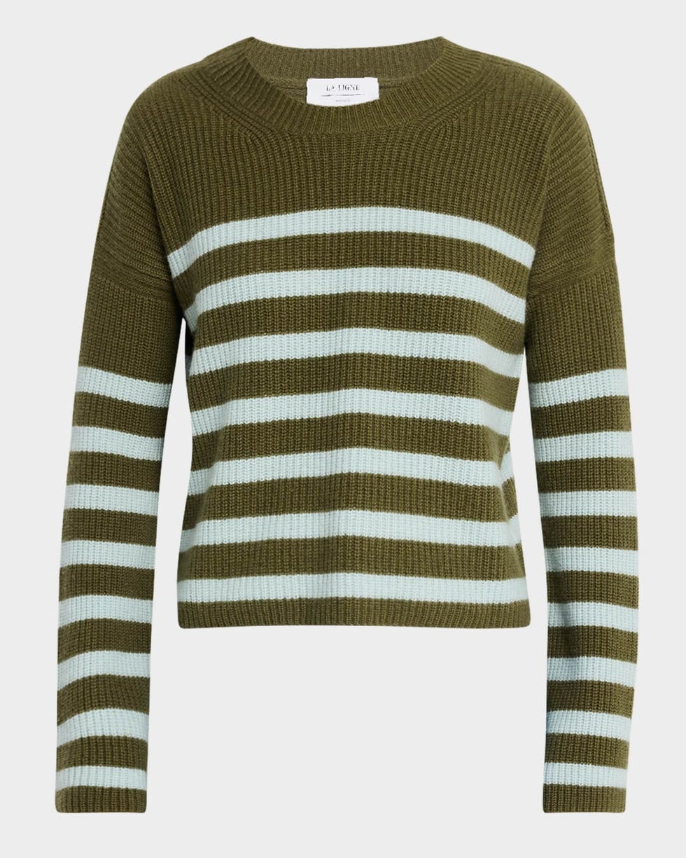 Mini Striped Toujours Cashmere Sweater