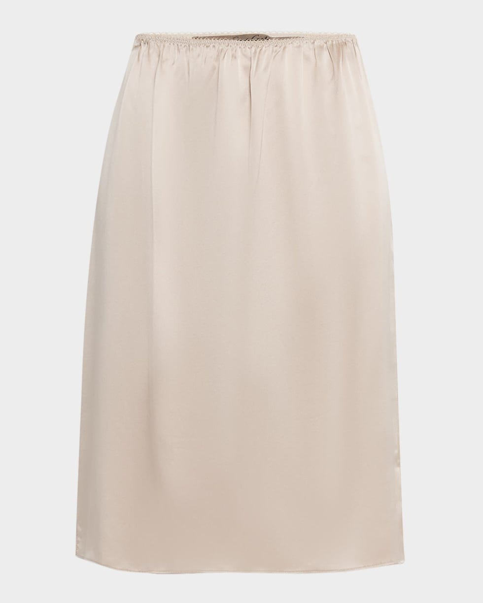 Silk Slip Skirt