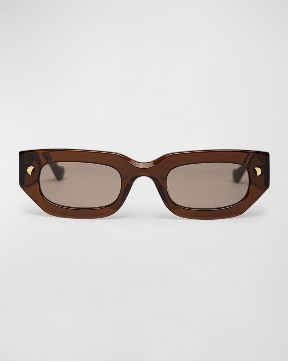 Kadee Oval Acetate Sunglasses