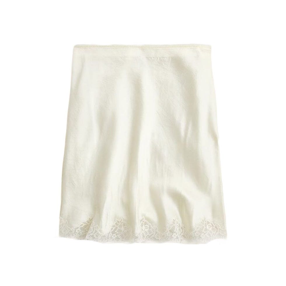 Gwen Lace-Trim Slip Skirt