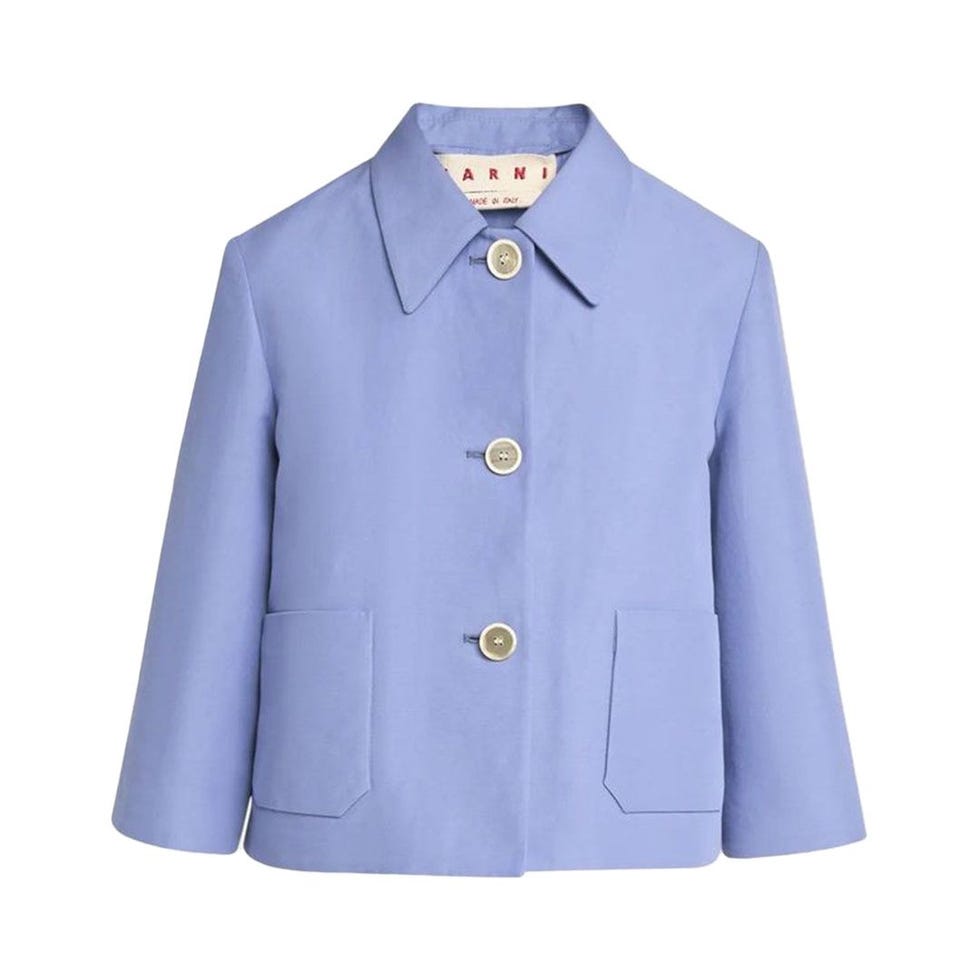 Cotton Cady Crop Jacket