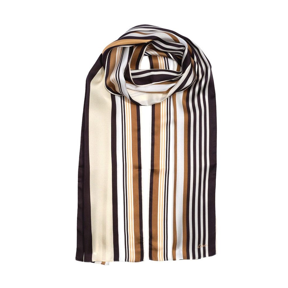 Tropic Stripe Silk Oblong
