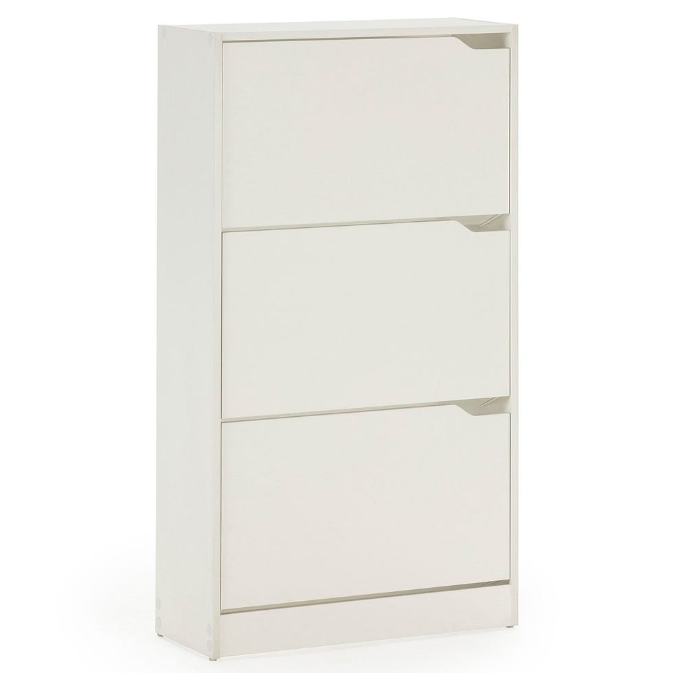 Mueble zapatero 3 puertas color blanco