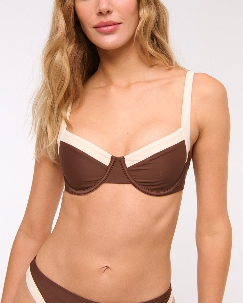 Wide Strap Underwire Bikini Top