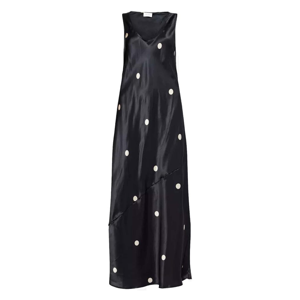 polka-dot dress