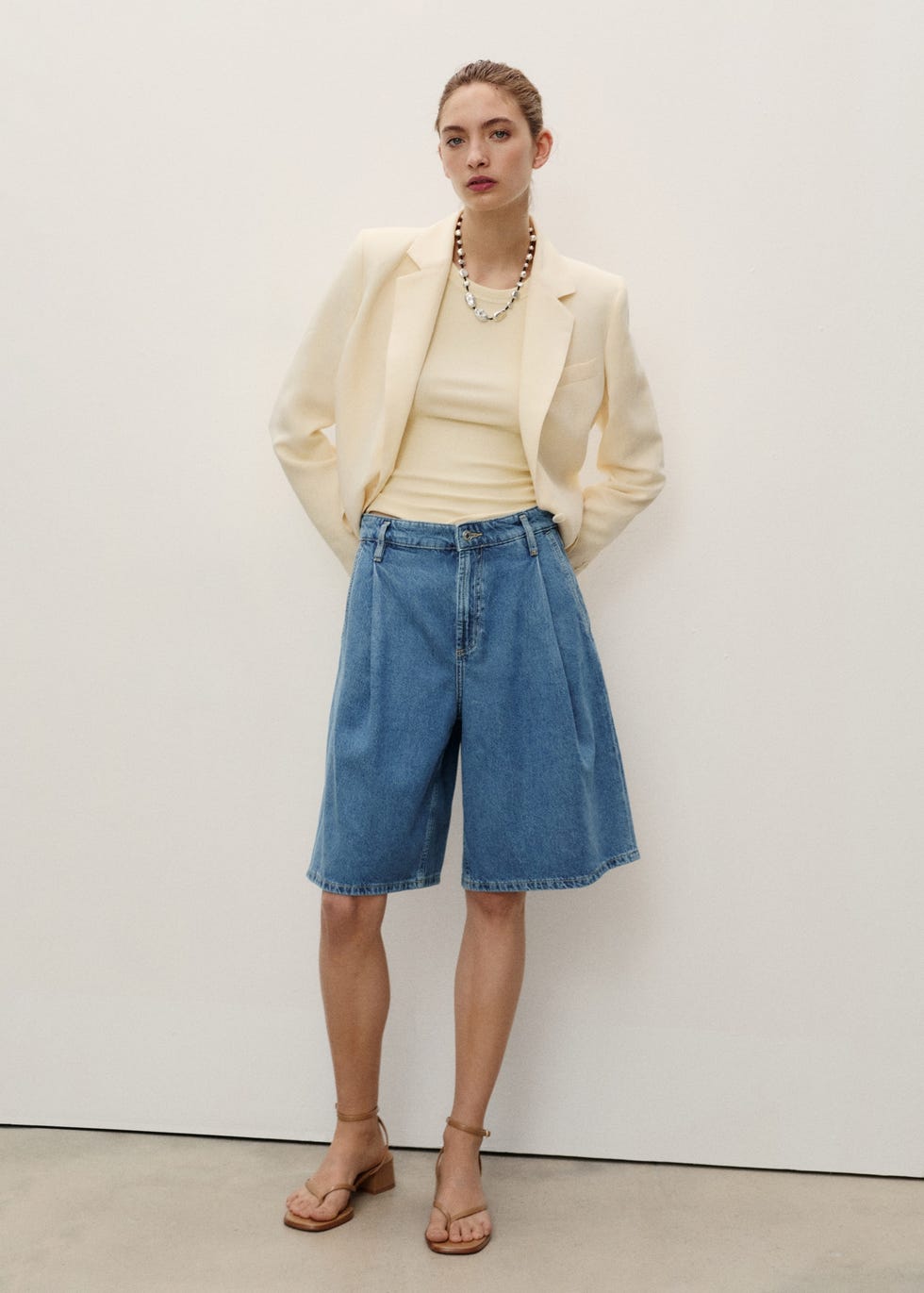 Wide-Leg Jorts
