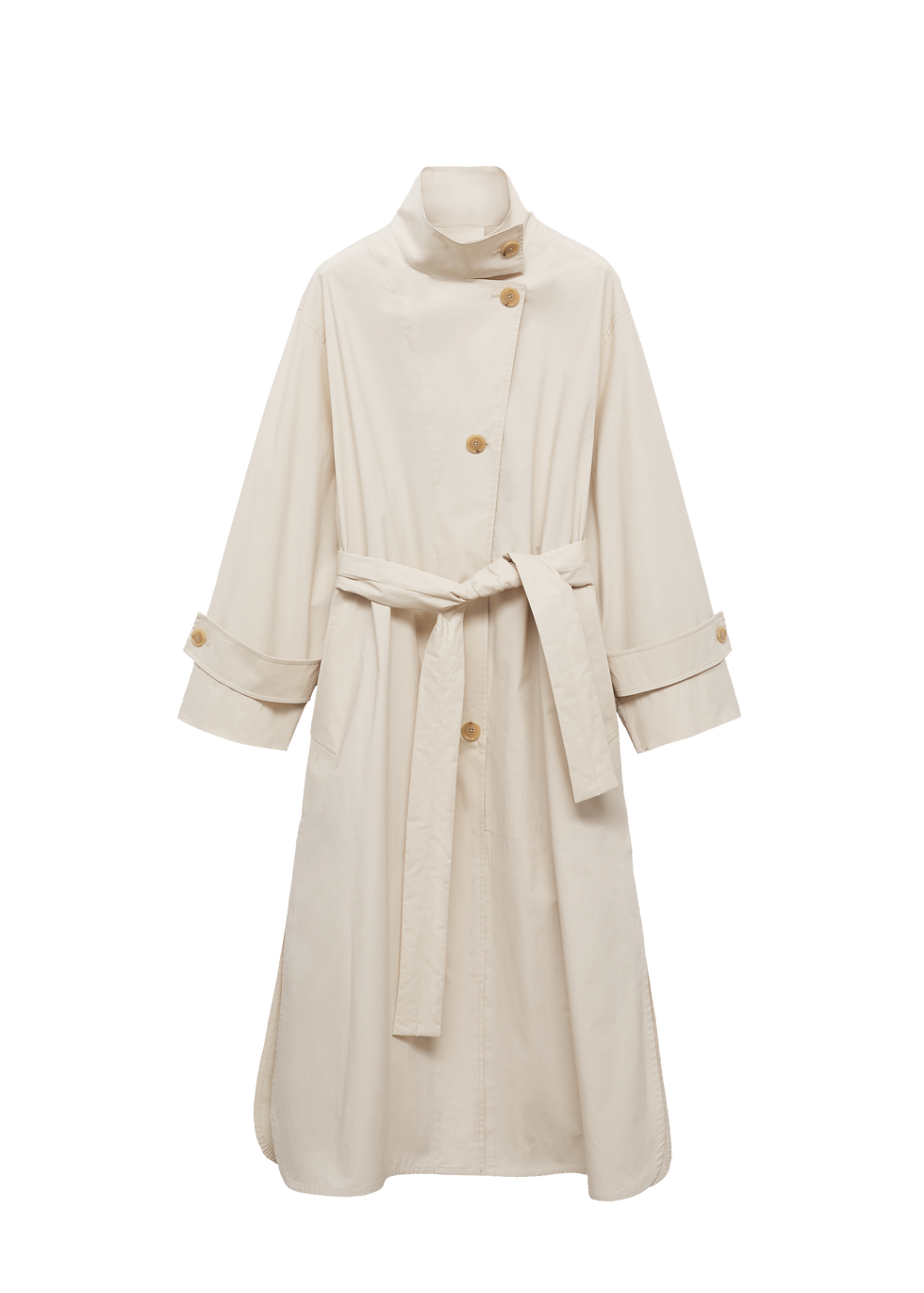 Mango oversized cotton trench coat