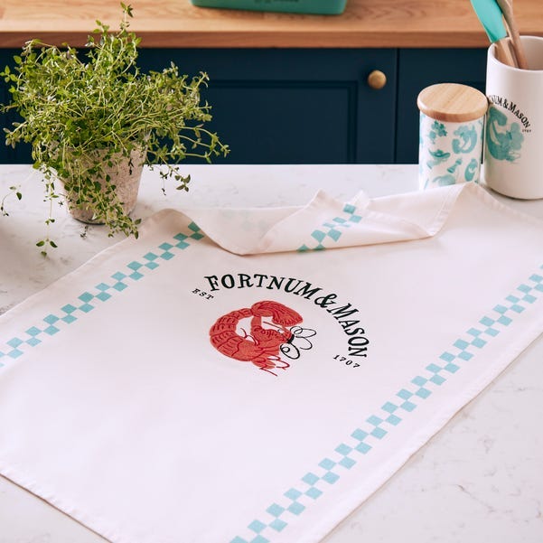 Embroidered Tea Towel